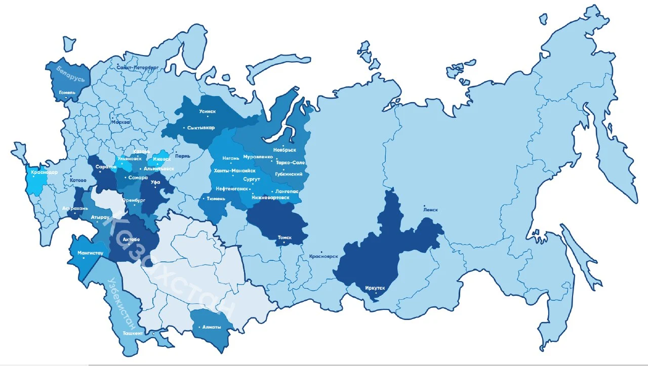 Карта поставок